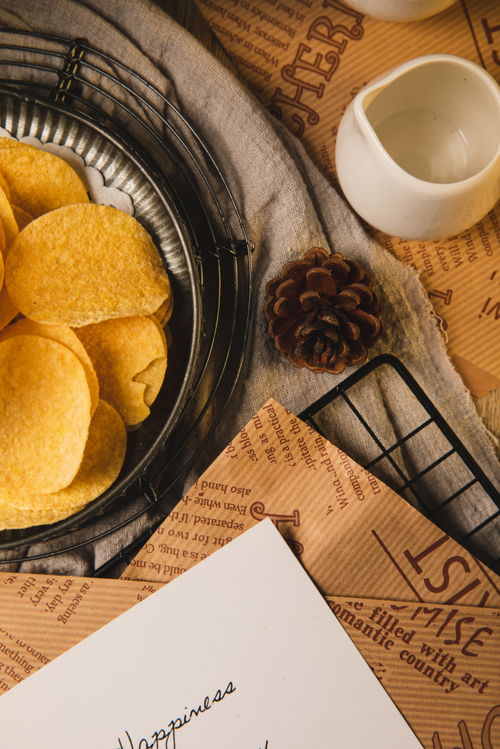 光影下的黄金诱惑 洋芋片摄影艺术